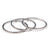 Cassette Spacers and Lockrings Wheels Manufacturing Wheels Manufacturing Freewheel and Bottom Bracket Cup Shims 1.0mm Bag/10 Light Gray