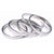 Cogs & Singlespeed Conversions Wheels Manufacturing Wheels Mfg Cassette Spacer 7sp On 8sp Freehub 5/Count Light Gray