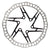 Brakes Origin8 Origin8 SpeedCheck One-Piece Rotor 140mm Black Rotor Dark Gray