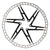 Brakes Origin8 Origin8 SpeedCheck One-Piece Rotor 203mm Black Rotor Gray