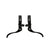 Brake Levers Origin8 Origin8 Cross Top Mount Levers Black Pair 2 Finger Short Pull 31.8 Black
