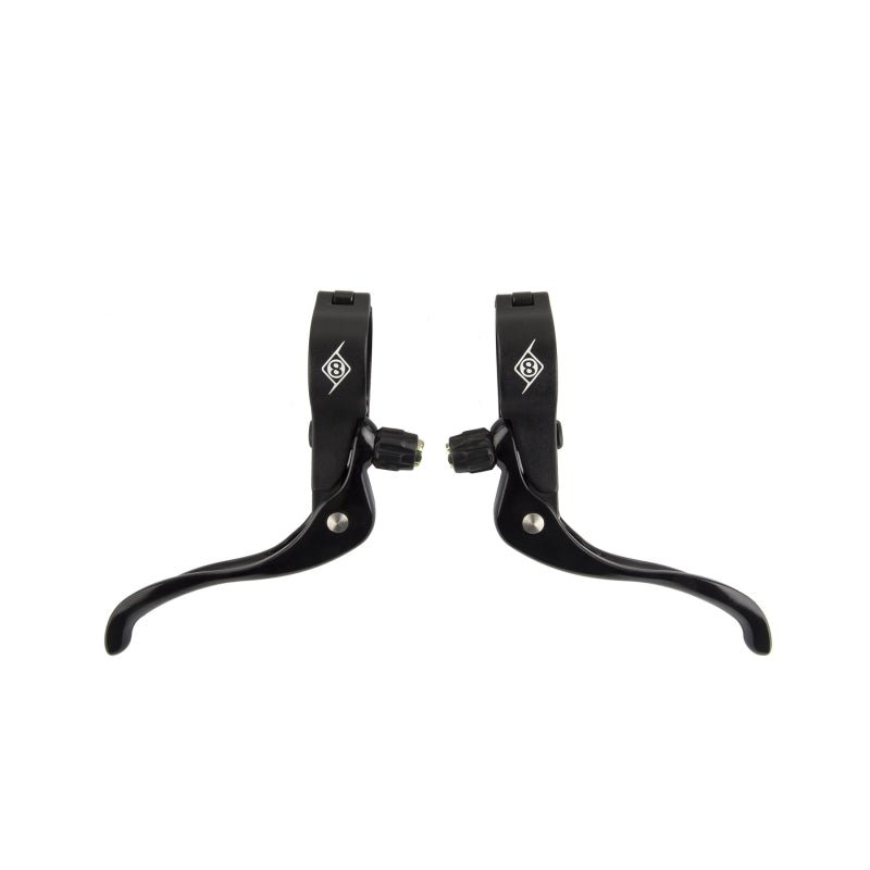 Brake Levers Origin8 Origin8 Cross Top Mount Levers Black Pair 2 Finger Short Pull 26.0 Dark Slate Gray
