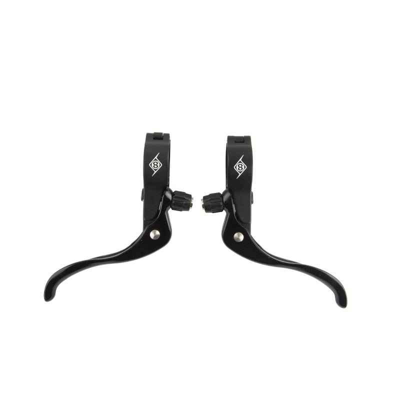 Brake Levers Origin8 Origin8 Cross Top Mount Levers Black Pair 2 Finger Short Pull 24.0 Dark Slate Gray