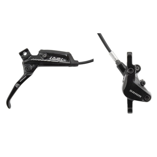 Disc Brake & Lever SRAM SRAM Level TL Disc Brake and Lever - Front Hydraulic Post Mount Black A1 Dark Slate Gray