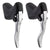 Brake Levers Origin8 Origin8 Classique Sport Road Levers Black/Silver Pair Light Gray