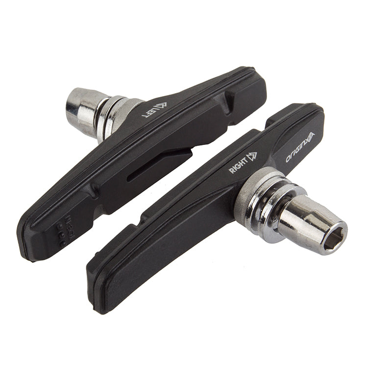 Origin8 Vise MTB 1-Piece Pads  70mm All Weather Black Origin8 Offset V-Brake