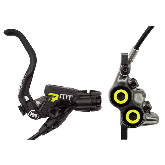 Disc Brake & Lever Magura Magura MT7 Pro Disc Brake Lever - Front Rear Hydraulic Post Mount Tooled Reach Adjust BLK/Gray Dark Slate Gray