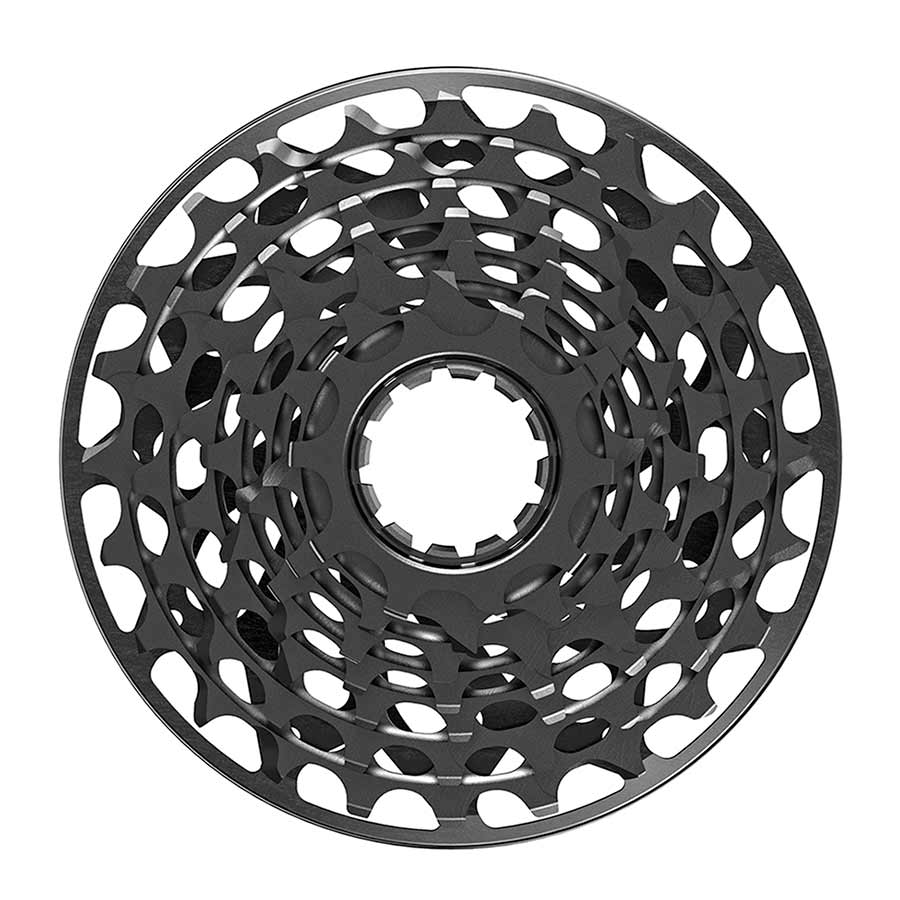 Cassettes and Cogs SRAM SRAM XG-795 DH Cassette - 7 Speed 10-24t Black For XD Driver Body Dark Slate Gray