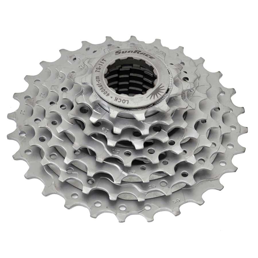 Cassettes and Cogs SunRace Sunrace CSM63 7sp Cassette 11-28t Silver Dark Gray