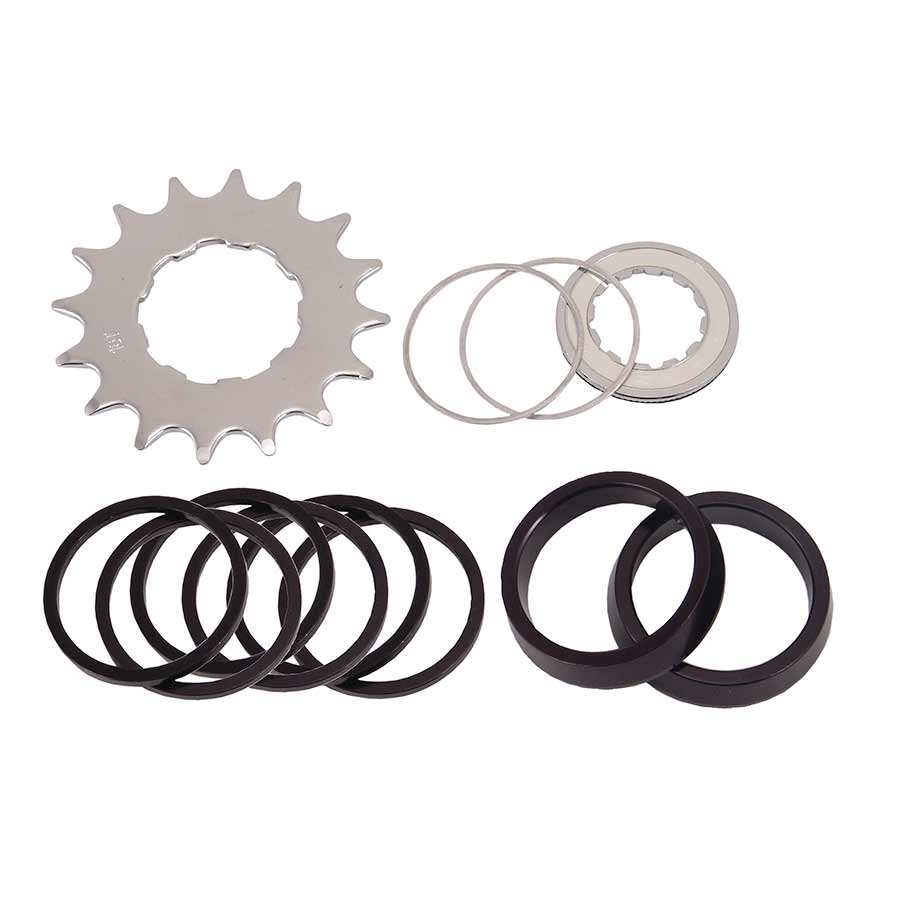 Cogs & Singlespeed Conversions Wheels Manufacturing Wheels Manufacturing Angled Spacer Single Speed Conversion Kit Dark Slate Gray