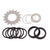 Cogs & Singlespeed Conversions Wheels Manufacturing Wheels Manufacturing Angled Spacer Single Speed Conversion Kit Dark Slate Gray