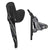 Disc Brake & Lever SRAM SRAM Force 1 Left Hydraulic Brake Lever Force Disc Brake Caliper 950mm Hose Flat Mount Dark Slate Gray