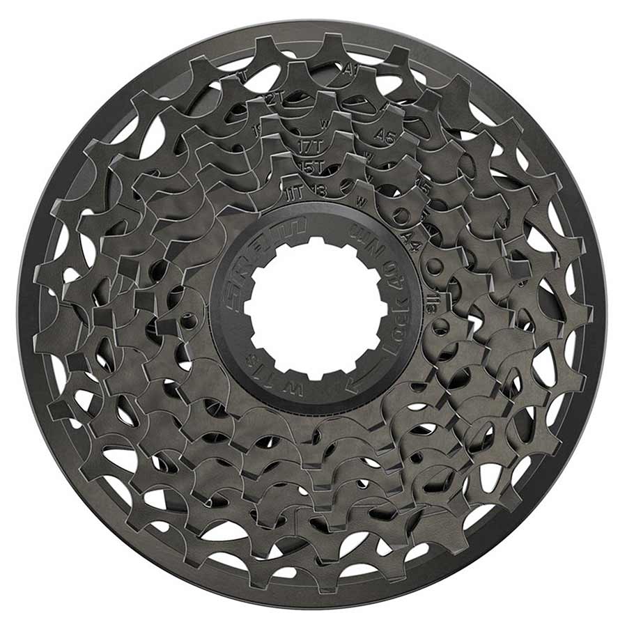 Cassettes and Cogs SRAM SRAM GX DH PG-720 Cassette - 7 Speed 11-25t Black Dark Slate Gray