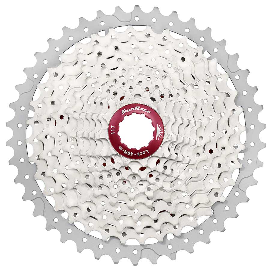 Cassettes and Cogs SunRace Sunrace CSMX8 11sp Cassette 11-42t - Silver Light Gray