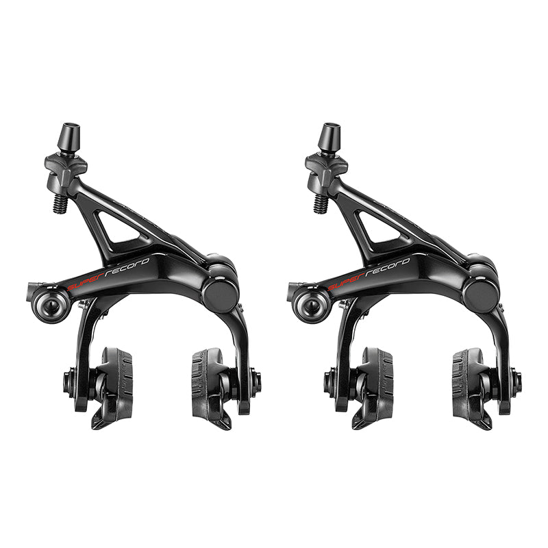 Disc Brake Calipers Campagnolo Campagnolo Super Record Brakeset Dual Pivot Front and Rear Black Dark Slate Gray