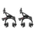 Disc Brake Calipers Campagnolo Campagnolo Super Record Brakeset Dual Pivot Front and Rear Black Dark Slate Gray