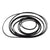 Cassette Spacers and Lockrings SRAM SRAM RED AXS XG-1290 Cassette Stealth Ring Set - 10-33t Dark Slate Gray