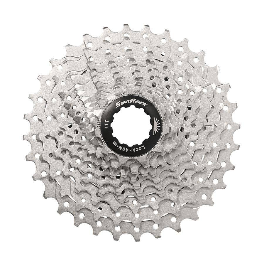 Cassettes and Cogs SunRace SunRace RS3 Cassette - 11 Speed 11-32t Silver Gray