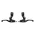 Brake Levers Black ops Black ops V-Type 2-Finger Lever Black Pair Dark Slate Gray