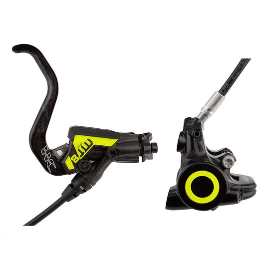 Disc Brake & Lever Magura Magura MT8 SL Disc Brake Lever - Front Rear Hydraulic Flat Mount Gray/YLW Dark Slate Gray