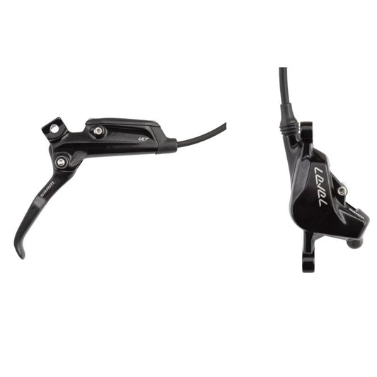 Disc Brake & Lever SRAM SRAM Level Ultimate Disc Brake Lever - Front Hydraulic Post Mount BLK B1 Dark Slate Gray