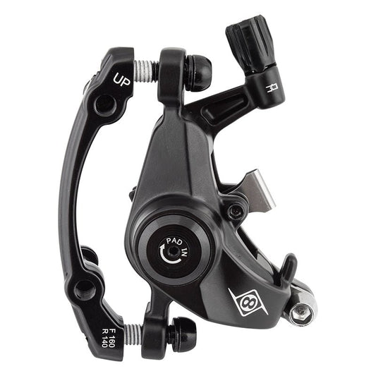 Brakes Origin8 Origin8 Vise II PM Road Mechanical Disc Brake Frt or Rr disc brake Black Dark Slate Gray