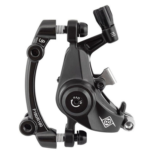 Brakes Origin8 Origin8 Vise II PM MTB Mechanical Disc Brake Frt or Rr disc brake Black Dark Slate Gray
