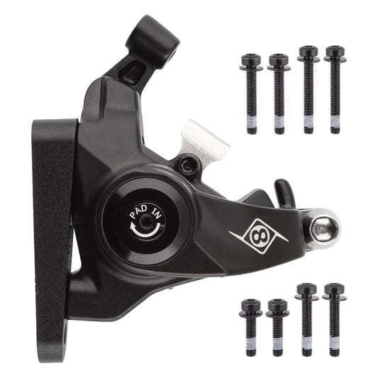 Brakes Origin8 Origin8 Vise II FM Mechanical Disc Brake Rear disc brake Black Dark Slate Gray