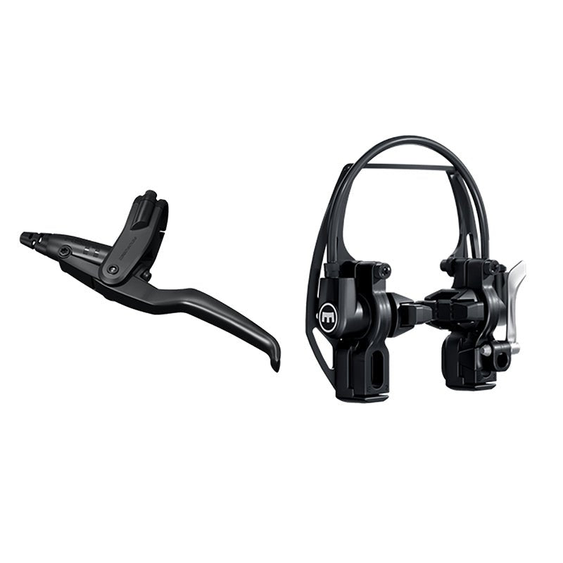 Linear Pull Brakes Magura Magura HS11 Linear Pull Brake and Lever - Front or Rear 4-Finger Lever Black Dark Slate Gray