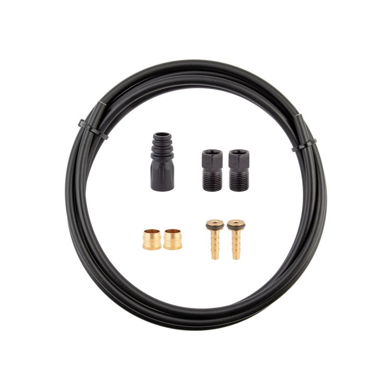Disc Hose and Parts Tektro Tektro Hydraulic Brake Hose Kit - 2000mm 5.5mm Hose Black Dark Slate Gray