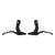 Brake Levers Origin8 Origin8 Maxi-Trigger SP Levers Black/Black Pair 3 Finger Short Dark Slate Gray