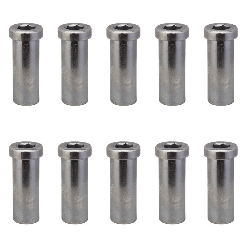 Brakes Sunlite Sunlite Recessed Brake Nut Bag of 10 20mm Bolts- Nuts and Washers Light Slate Gray