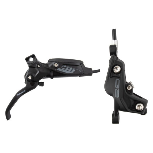 Disc Brake & Lever SRAM SRAM G2 RSC Disc Brake Lever - Front Hydraulic Post Mount Diffusion BLK A2 Dark Slate Gray