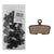 Disc Brake Pads SRAM SRAM Disc Brake Pads - Organic Compound Steel Backed Quiet For Code/Code R/Code RSC/Guide RE Bulk Box of 20 Dark Gray