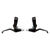 Brake Levers Sunlite Sunlite Alloy MTN Levers Black Pair 3 Finger Linear Black