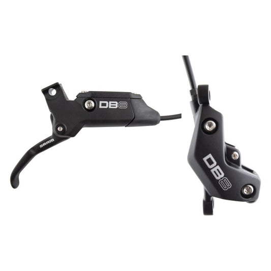Disc Brake & Lever SRAM SRAM DB8 Disc Brake Lever - Rear Mineral Oil Hydraulic Post Mount Diffusion BLK A1 Dark Slate Gray