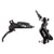 Disc Brake & Lever SRAM SRAM G2 RE Disc Brake and Lever - Front Hydraulic Post Mount Gloss Black A2 Dark Slate Gray