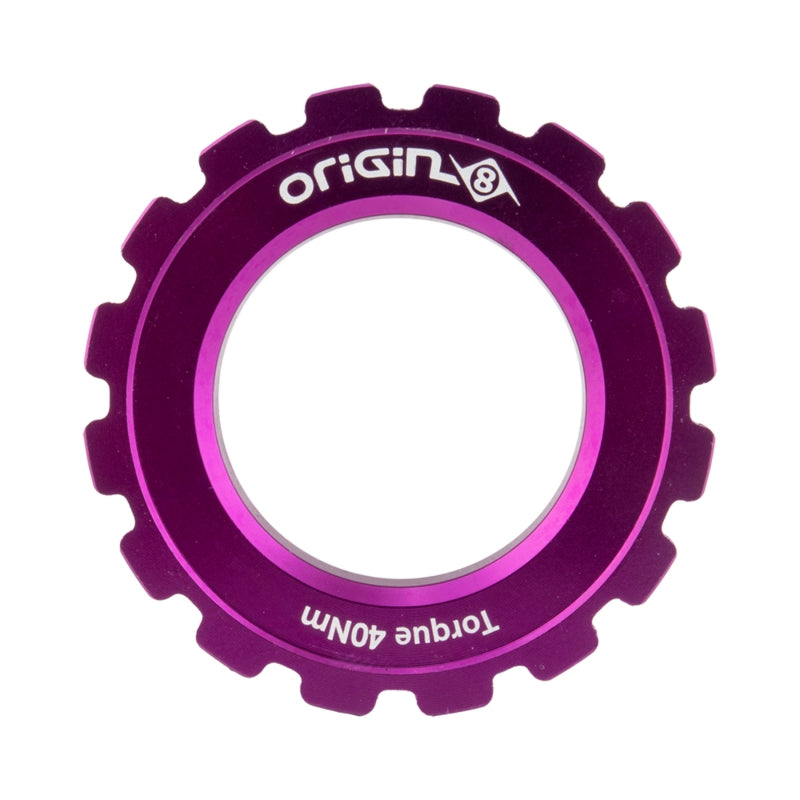 Origin8 CenterLock Disc Lockring Purple Rotor