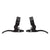 Brake Levers Black ops Black ops Hinged 2-Finger Lever Black Pair 2 Finger Dark Slate Gray