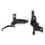 Disc Brake & Lever SRAM SRAM Level Silver Stealth Disc Brake Lever - Front Post Mount 4-Piston Aluminum Lever SS Hardware BLK C1 Dark Slate Gray