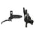 Disc Brake & Lever SRAM SRAM Level Silver Stealth Disc Brake Lever - Front Post Mount 2-Piston Aluminum Lever SS Hardware BLK C1 Dark Slate Gray