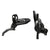 Disc Brake & Lever SRAM SRAM Level Silver Stealth Disc Brake Lever - Rear Post Mount 2-Piston Aluminum Lever SS Hardware BLK C1 Dark Slate Gray