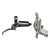 Disc Brake & Lever SRAM SRAM Code Ultimate Stealth Disc Brake Lever - Front Post Mount 4-Piston Carbon Lever Titanium Hardware BLK/Silver C1 Dark Slate Gray