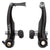 Linear Pull Brakes Tektro Tektro RX1 Mini V- Brake - Black Dark Slate Gray