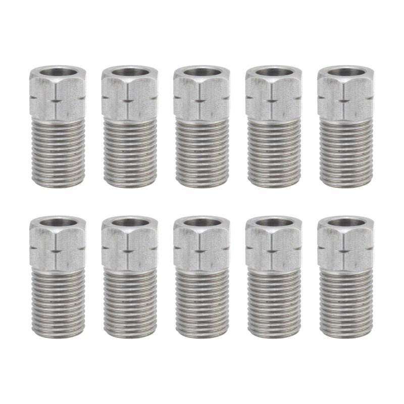 Brakes Sunlite Sunlite PT01 Brake Hose Flare Nut PT01 Bag of 10 M8x0.75 Shimano/Sram/Avid Flared Nut Dark Gray