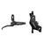 Disc Brake & Lever SRAM SRAM DB6 Disc Brake Lever - Left Front Rear 2000mm Hose Post Mount 4-Piston Aluminum Lever Diffusion BLK A1 Dark Slate Gray
