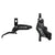 Disc Brake & Lever SRAM SRAM Motive Silver Disc Brake Lever - Front 950mm Hose Post Mount 4-Piston Aluminum Lever BLK A1 Dark Slate Gray