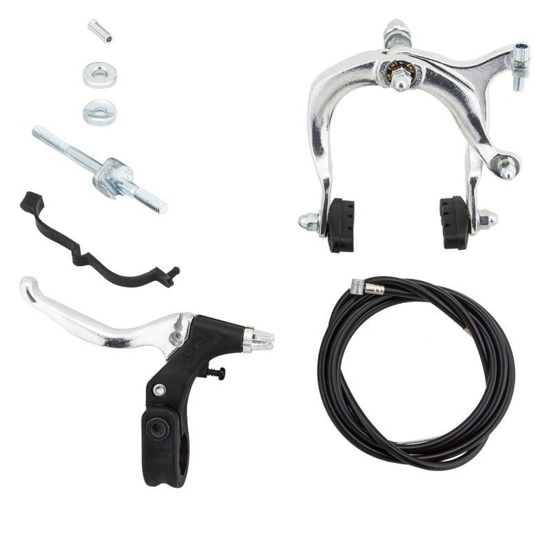 Brakes Sunlite Sunlite MX Side Pull Set Front or Rear Silver 73-92mm Light Gray