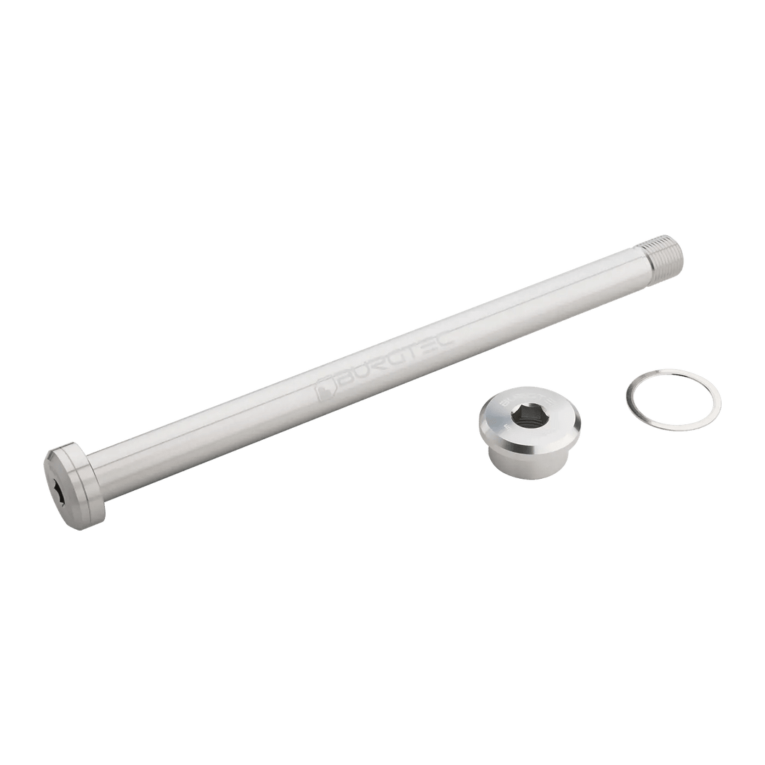 Burgtec Rocky Mountain 173mm Rear Axle - Rhodium Silver