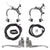 Brakes Sunlite Sunlite Cruiser/MX Set Pair Silver Alloy 73-91mm Dark Slate Gray